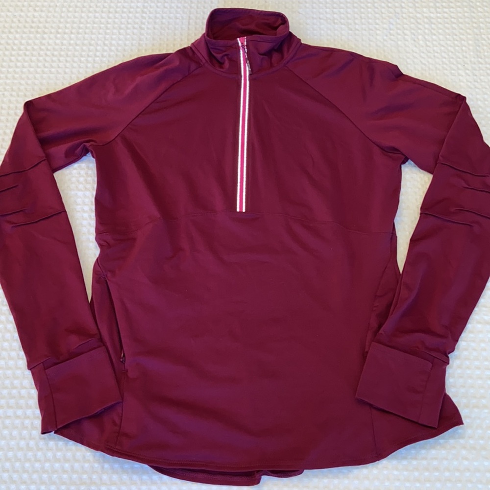 SOLD! ATHLETA “MALIBU” Half Zip Front Running Hiking Top Jacket Size Small - Picture 2 of 16